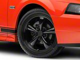 Bullitt Solid Gloss Black Wheel; 18x8; 30mm Offset (99-04 Mustang)