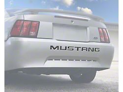 Bumper Insert Letters; Forged Carbon Fiber (99-04 Mustang GT, V6)