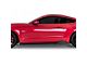 Centa Pro Style Rocker Panel Winglets Set; Gloss Black Vinyl (15-23 Mustang GT, EcoBoost, V6)