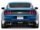 Centa VR2 Rear Diffuser; Matte Black Vinyl (18-23 Mustang GT; 19-23 Mustang EcoBoost w/ Active Exhaust)