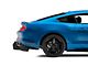 Centa VR2 Rear Diffuser; Matte Black Vinyl (18-23 Mustang GT; 19-23 Mustang EcoBoost w/ Active Exhaust)