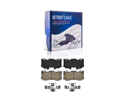 Ceramic Brake Pads; Front Pair (15-23 Mustang GT w/o Performance Pack, EcoBoost w/ Performance Pack)