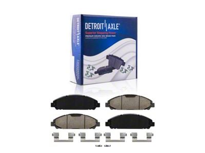 Ceramic Brake Pads; Front Pair (15-23 Mustang EcoBoost w/o Performance Pack, V6)