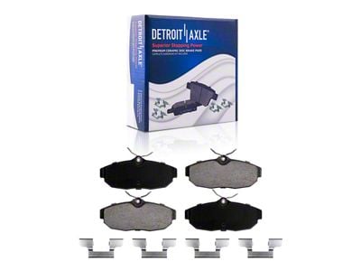 Ceramic Brake Pads; Rear Pair (05-10 Mustang; 2011 Mustang GT500)