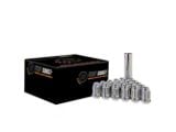 Chrome Acorn Spline Lug Nuts; 1/2-20-Inch; Set of 24 (94-14 Mustang)