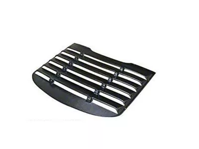 Classic Rear Window Louvers; Unpainted (15-23 Mustang Fastback)