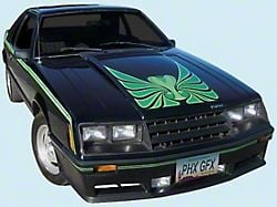 Cobra Stripe Kit; Green (80-81 Mustang)