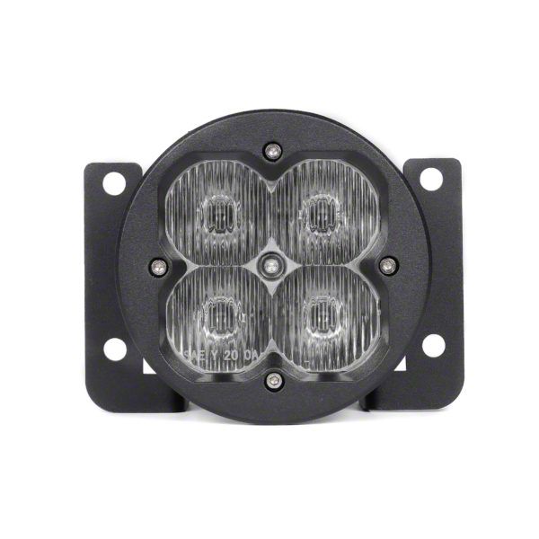 Mustang Concept Series 3-Inch Round LED Fog Lights; Driving Beam (05-09 ...