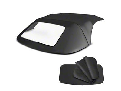 Convertible Top with Plastic Window; Black (94-04 Mustang Convertible)