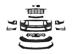 Dark Horse Style Conversion Front Bumper; Unpainted (24-25 Mustang GT, EcoBoost)