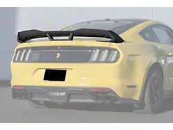 Dark Horse Style Rear Spoiler; Matte Black (15-23 Mustang Fastback)