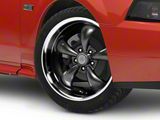 Deep Dish Bullitt Anthracite Wheel; 18x9; 30mm Offset (99-04 Mustang)