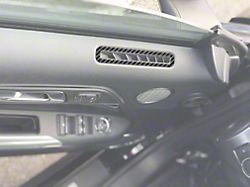 Door A/C Vent Accent Trim; Forged Carbon Fiber (15-23 Mustang)