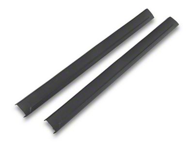 Door Scuff Plates; Black (94-04 Mustang)