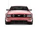 DR Style Front Bumper Lip Splitter; Gloss Black Vinyl (05-09 Mustang GT, V6)