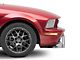 DR Style Front Bumper Lip Splitter; Gloss Black Vinyl (05-09 Mustang GT, V6)