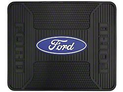 Elite Series Utility Mat with Ford Logo; Black (Universal; Some Adaptation May Be Required)