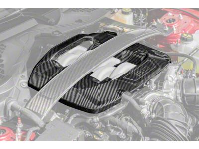 Engine Cover; Carbon Fiber (24-25 Mustang GT, Dark Horse)