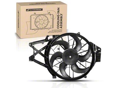 Engine Radiator Cooling Fan Assembly with Shroud (99-04 Mustang V6)