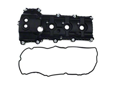 Engine Valve Cover with Gasket; Driver Side (11-17 Mustang V6)