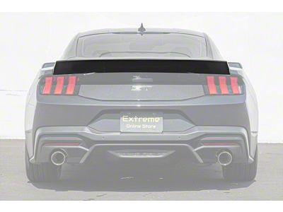 EOS Performance Ducktail Rear Spoiler; Matte Black (24-25 Mustang Fastback)