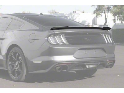 EOS Performance Package Duckbill Rear Spoiler; Matte Black (15-23 Mustang Fastback)