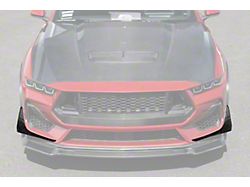 EOS Performance Package Front Splitter Canards; Carbon Fiber (24-25 Mustang GT)