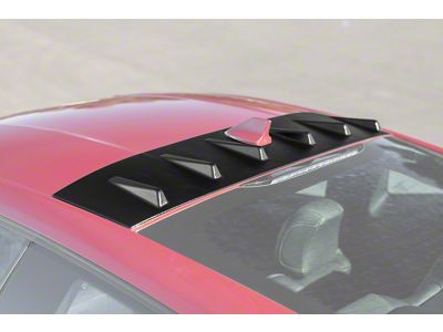 EOS Performance Package Roof Spoiler; Matte Black (24-25 Mustang Fastback)