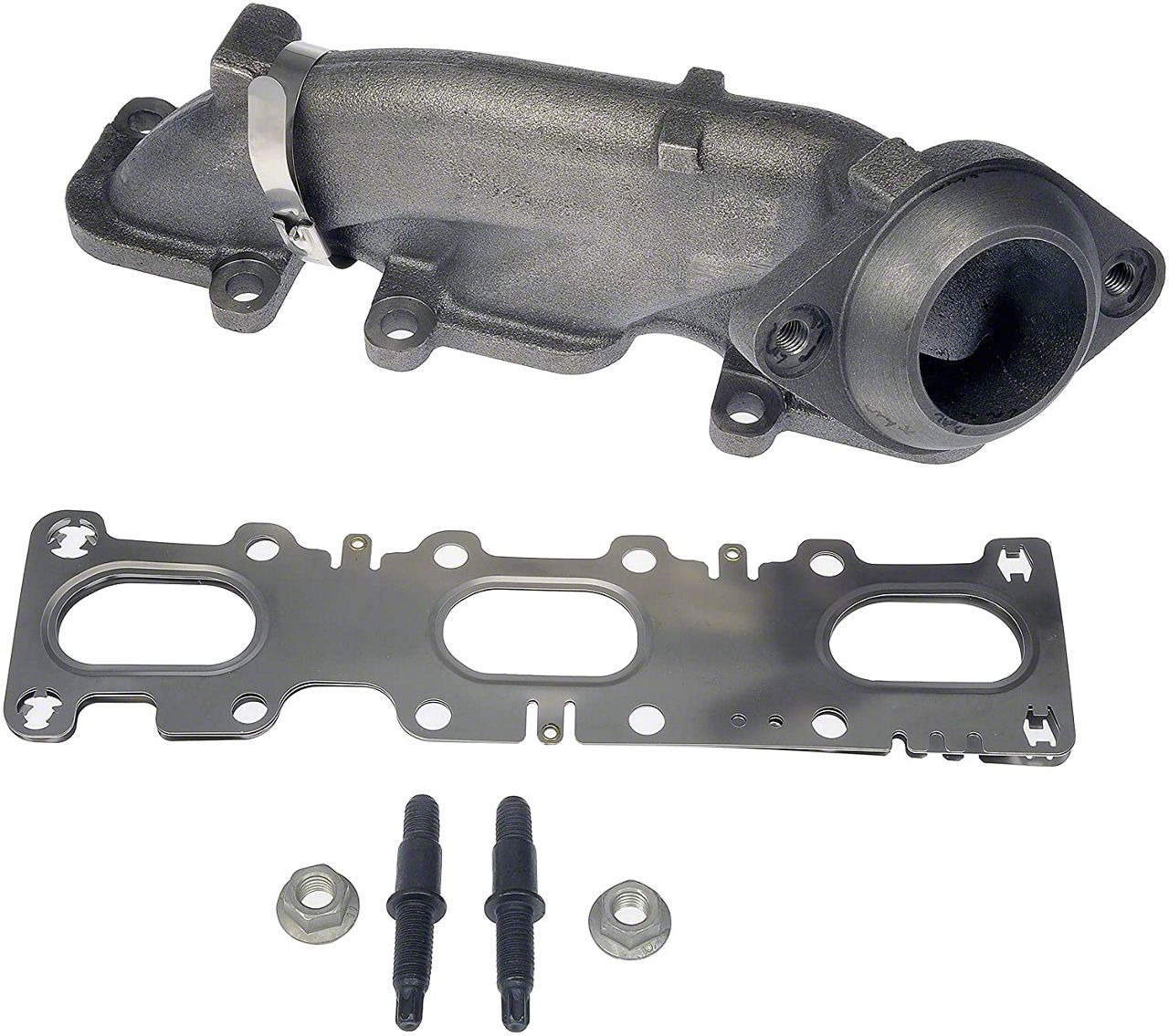 Mustang Exhaust Manifold Kit; Driver Side (11-17 Mustang V6) - Free ...