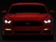 Factory Style Headlight; Matte Black Housing; Clear Lens; Passenger Side (15-17 Mustang; 18-22 Mustang GT350, GT500)