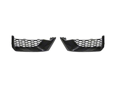 Factory Style Lower Grille Insert; Carbon Fiber (24-25 Mustang Dark Horse)