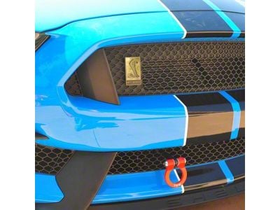 Feather Lite Tow Hook with Black D-Ring; Front (18-23 Mustang GT; 15-20 Mustang GT350)