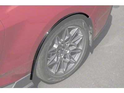 Fender Flares; Rear; Carbon Fiber (24-25 Mustang)