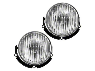 Fog Lights; Clear (99-01 Mustang Cobra)