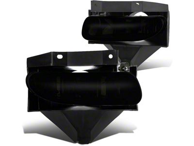 Fog Lights with Switch; Black (99-04 Mustang GT)