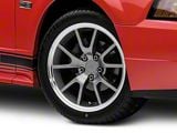 FR500 Style Anthracite Wheel; 17x9; 30mm Offset (99-04 Mustang)