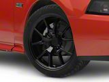 FR500 Style Solid Gloss Black Wheel; 18x9; 30mm Offset (99-04 Mustang)