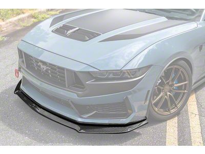 Front Chin Splitter; Carbon Fiber (24-25 Mustang Dark Horse w/ Handling Pack)