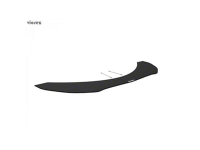 Front Chin Splitter; Satin Black Vinyl (15-17 Mustang GT, EcoBoost, V6)