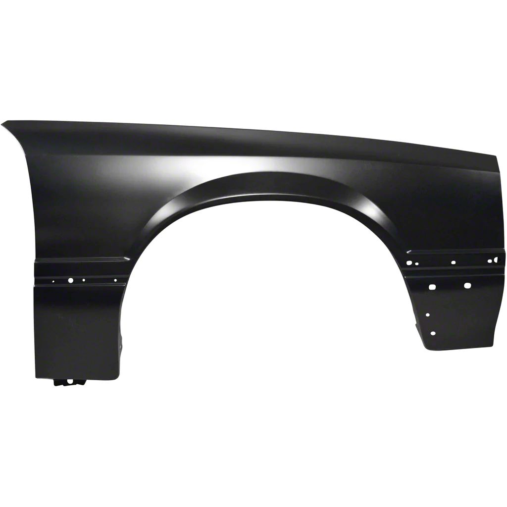 Mustang Front Fender with Moulding Holes; Passenger Side (91-93 Mustang ...