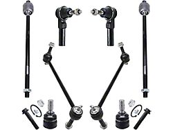 Front Lower Ball Joints, Inner/Outer Tie Rods and Sway Bar Links Kit (05-08/02/09 Mustang GT, V6)