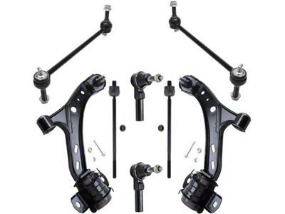 Front Lower Control Arms with Inner Tie Rods and Sway Bar Links (05-09 Mustang GT, V6)