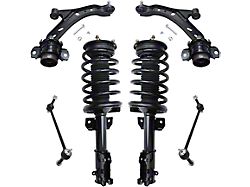 Front Lower Control Arms with Strut and Spring Assemblies and Sway Bar Links (05-09 Mustang GT, V6)