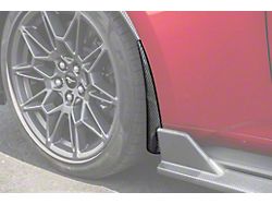 Front Mud Guards; Carbon Fiber (24-25 Mustang)