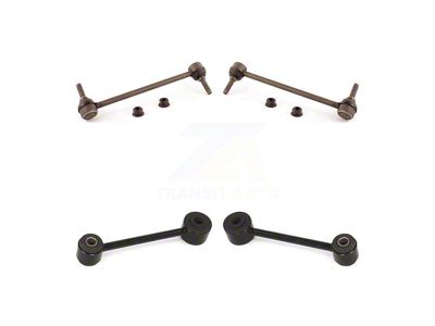 Front and Rear Suspension Stabilizer Bar Link Kit (05-14 Mustang w/ 18mm Rear Sway Bar)