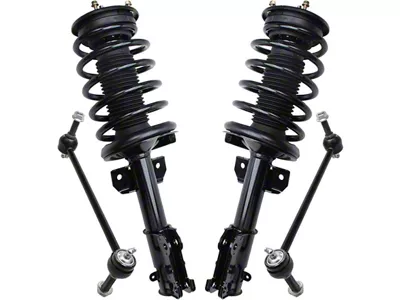 Front Strut and Spring Assemblies with Sway Bar Links (05-10 Mustang GT, V6)