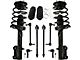 Front Strut and Spring Assemblies with Sway Bar Links and Tie Rods (05-10 Mustang GT, V6)