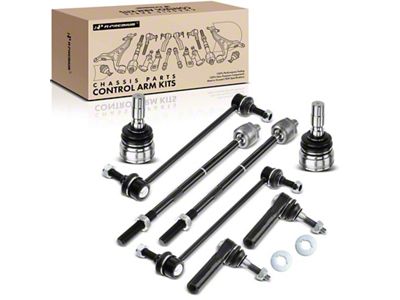 Front Sway Bar Link, Lower Ball Joint and Tie Rod End Kit (05-09 Mustang; 2010 Mustang GT500)