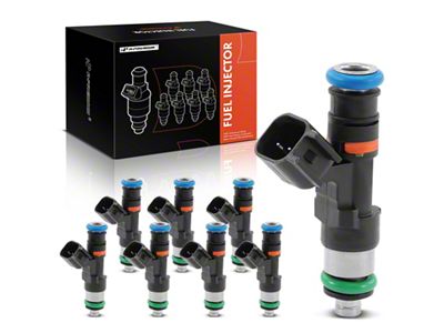 Fuel Injectors; Set of Eight (07-12 Mustang GT500)