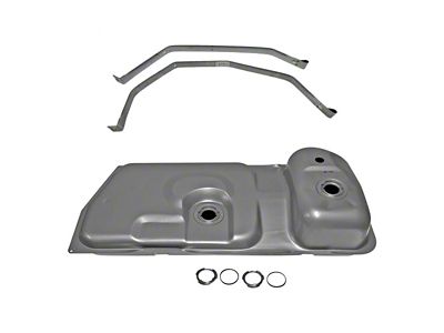 Fuel Tank and Strap Kit; 15.40-Gallon (83-97 Mustang)